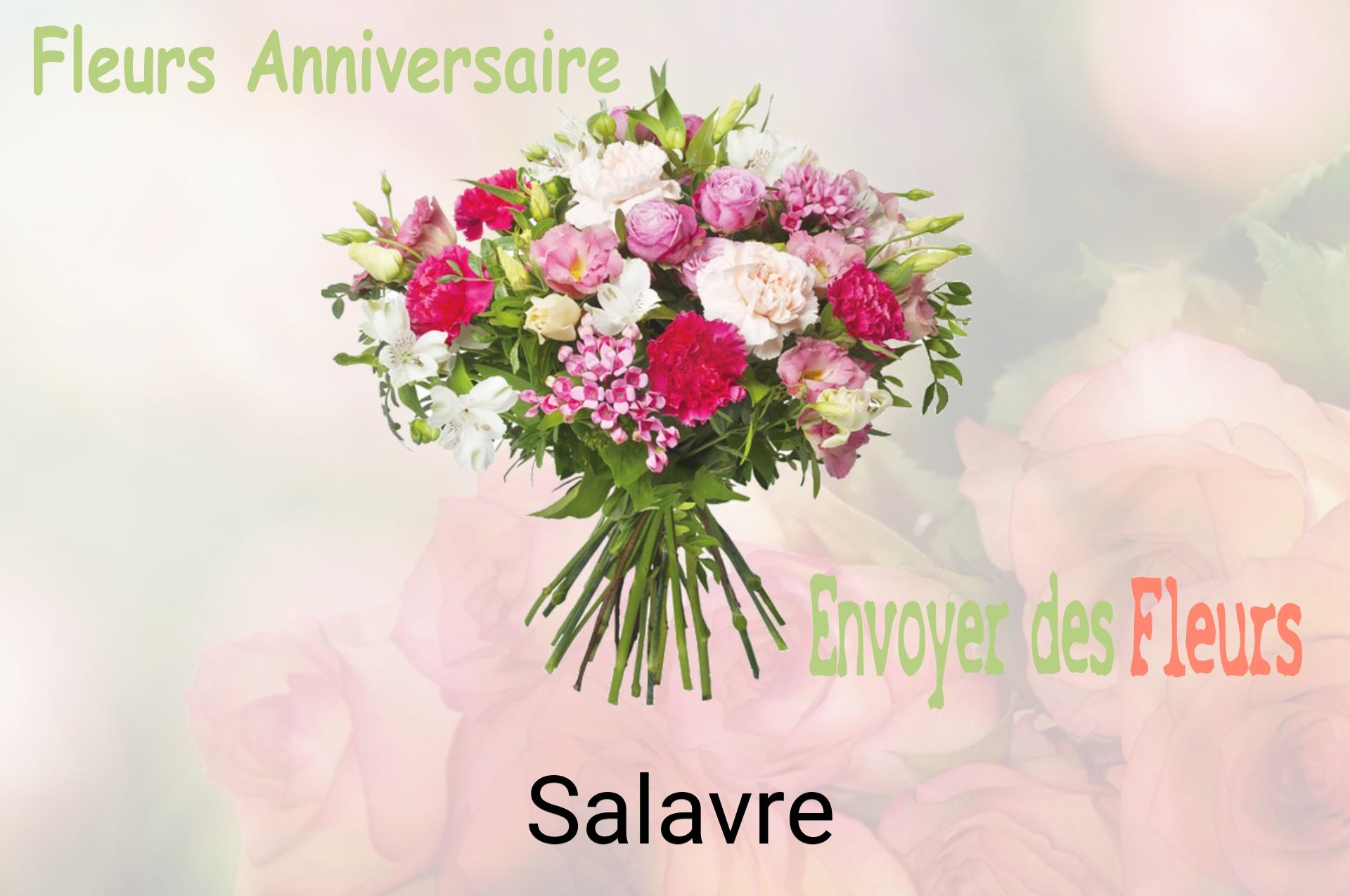 Bouquet de fleurs d’anniversaire livré à Salavre