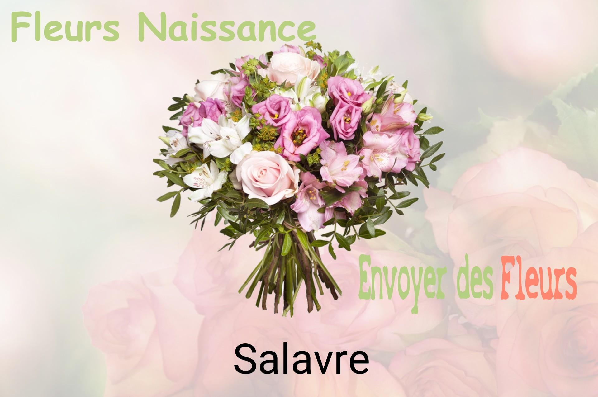 Bouquet de fleurs de naissance livré à Salavre